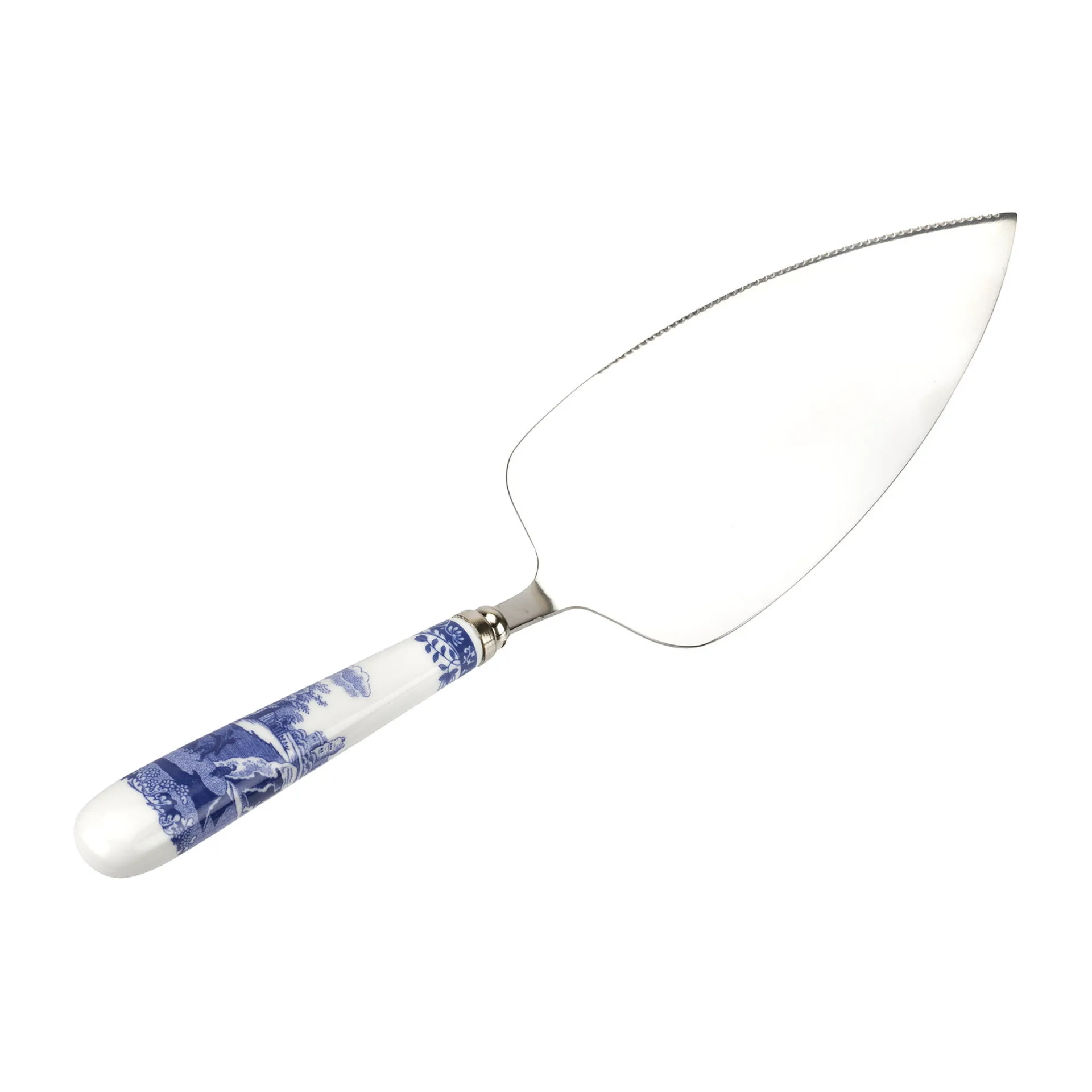 Spatola per torta Blue Italian da 25 cm, Ceramica-acciaio inossidabile Spode