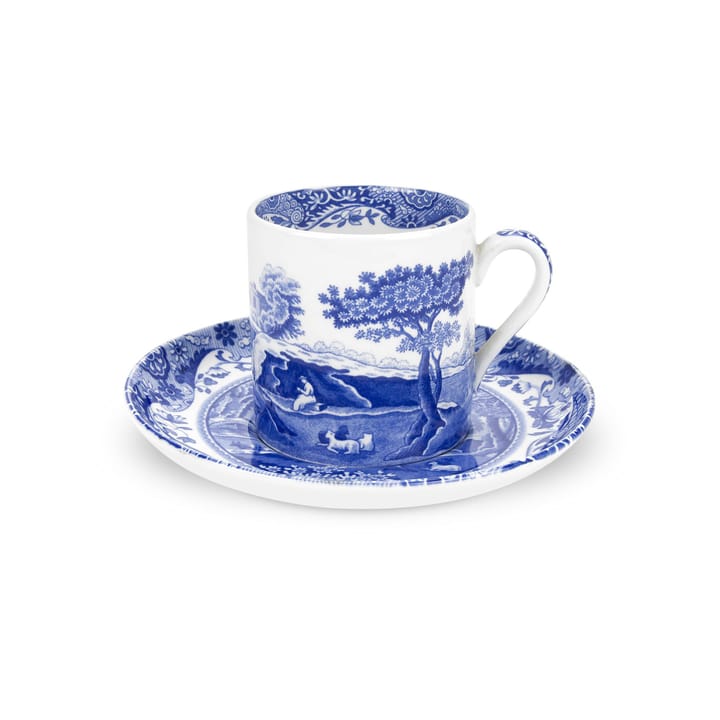 Tazza da caffè e piattino Blue Italian - 9 cl/3 oz - Spode