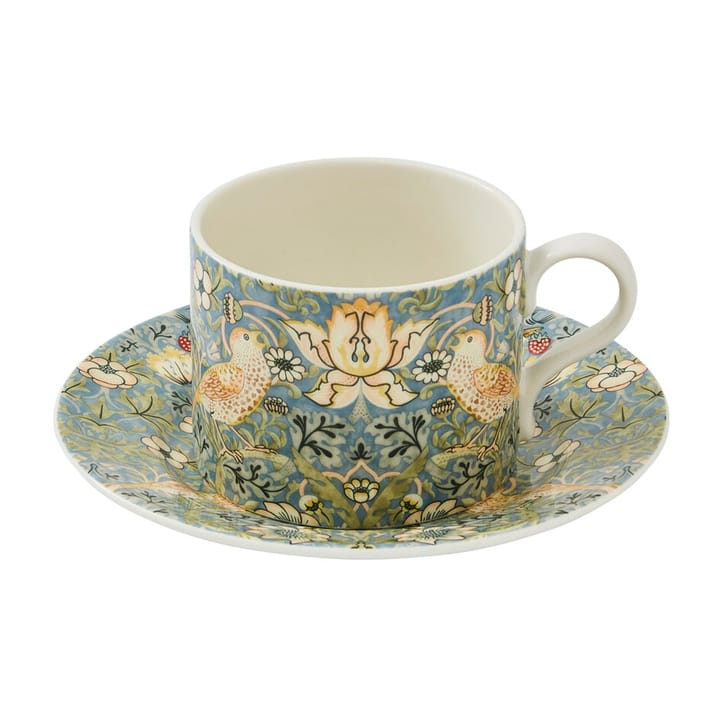 Tazza da tè con piattino Strawberry Thief 28 cl - Multicolore - Spode