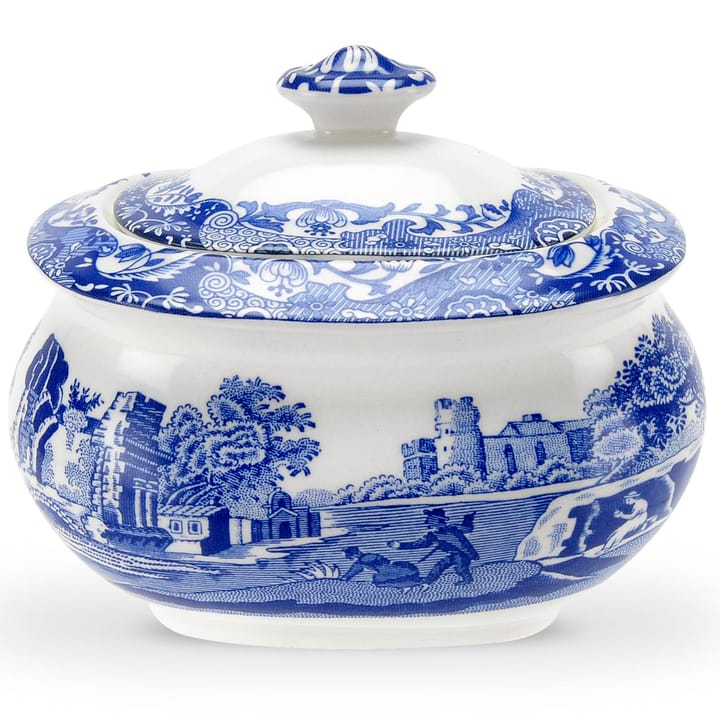 Zuccheriera Blue Italian con coperchio - 25 cl - Spode