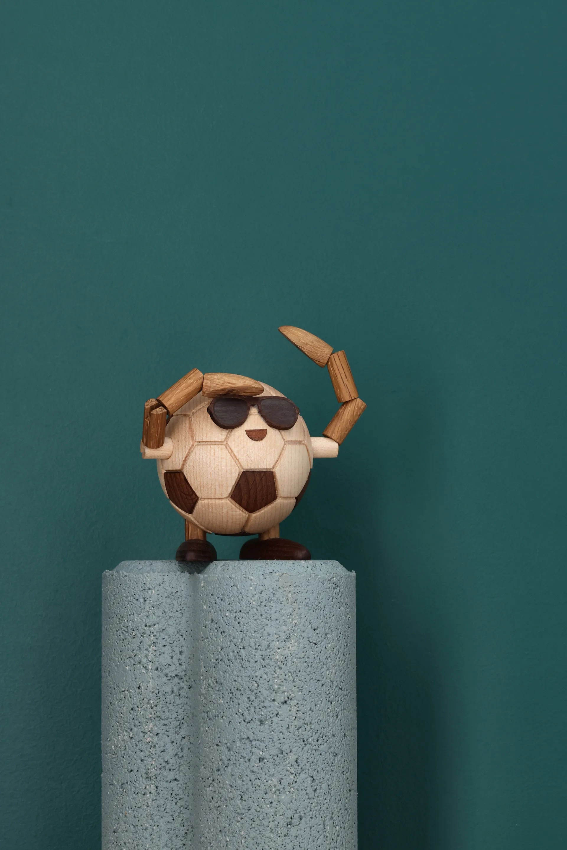 Billy Ball figur calcio, Beige, 8x6,5x6,7 cm Spring Copenhagen