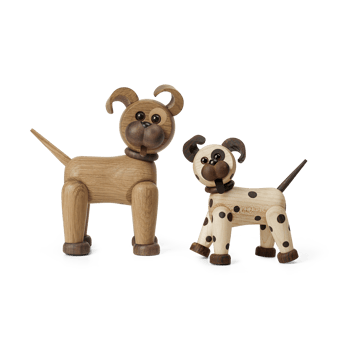 Decorazione a forma di cane Joy 11 cm - Acero - Spring Copenhagen