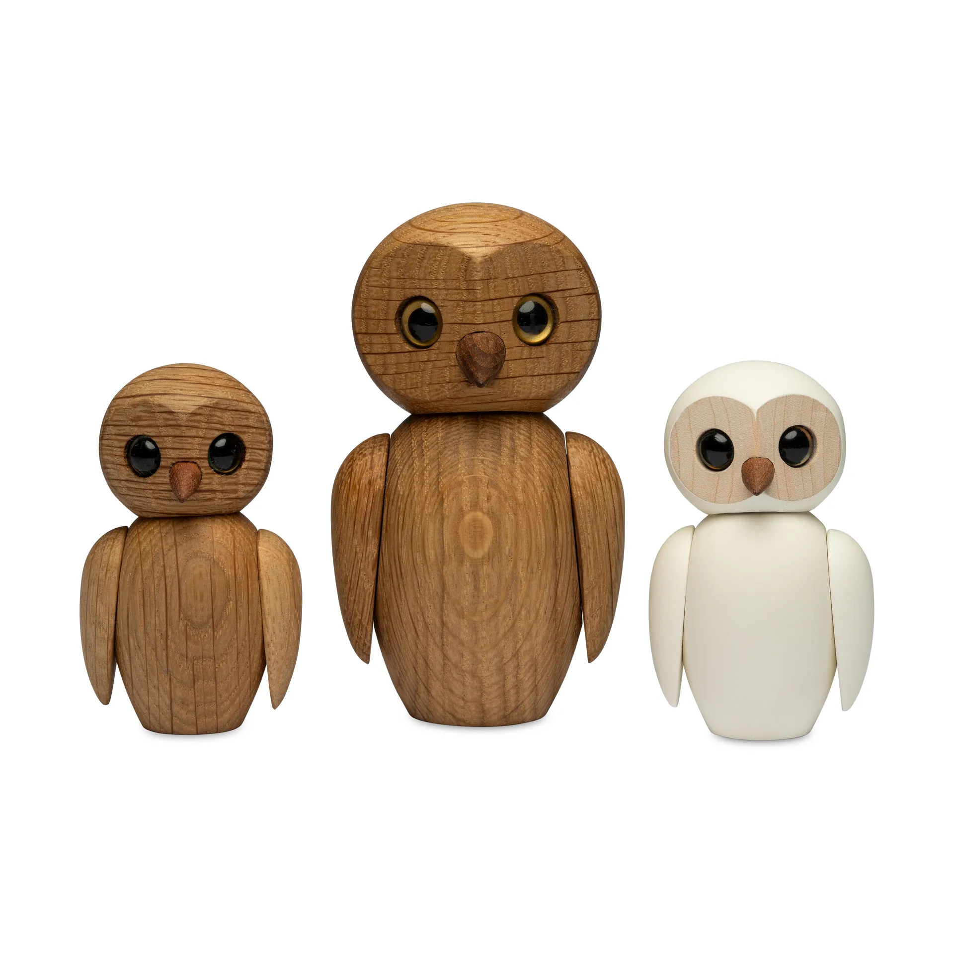 Decorazione a forma di gufo Wise 7 cm, Bianco Spring Copenhagen