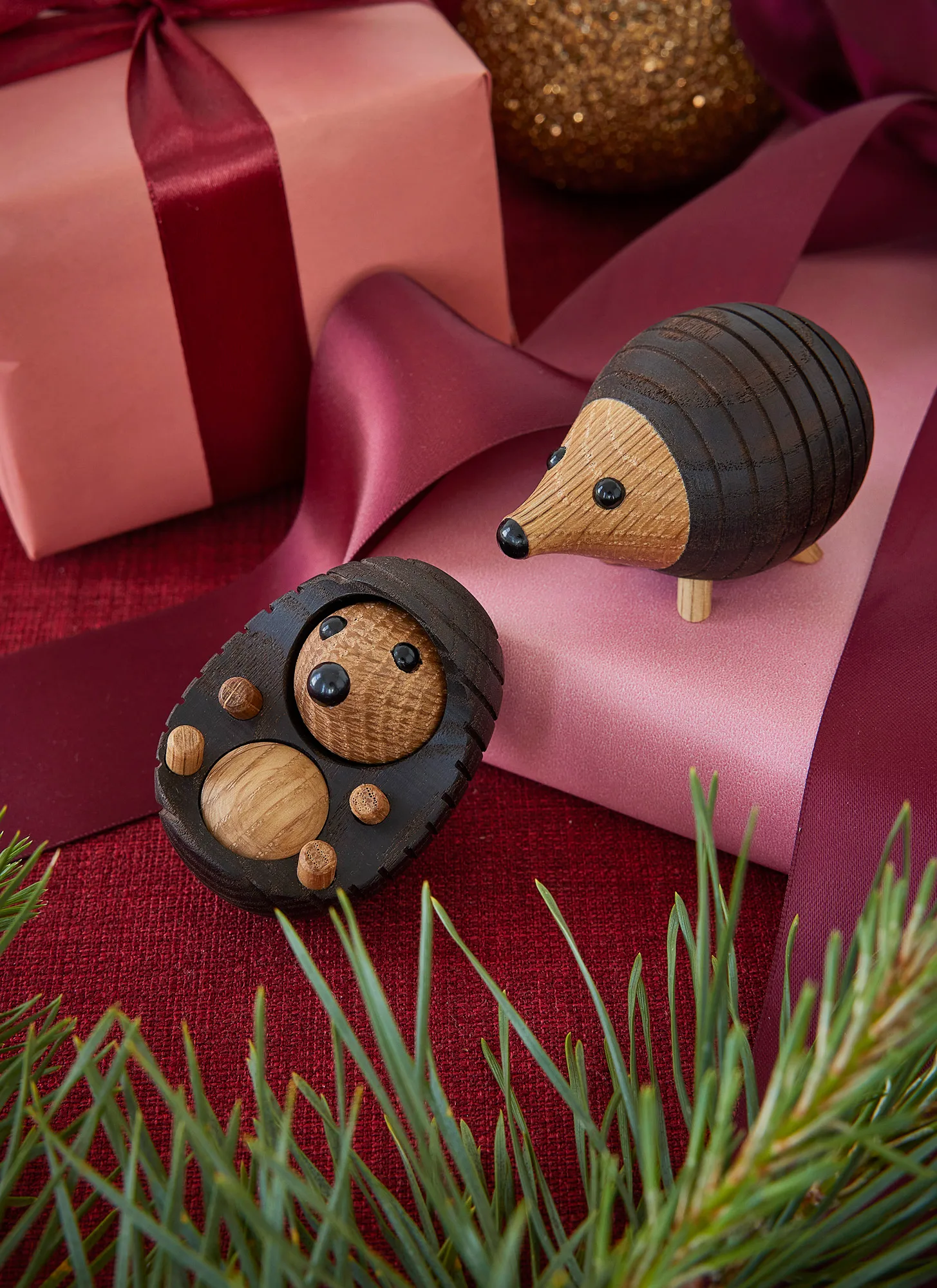 Decorazione a forma di riccio Spike 4 cm, Termo frassino Spring Copenhagen