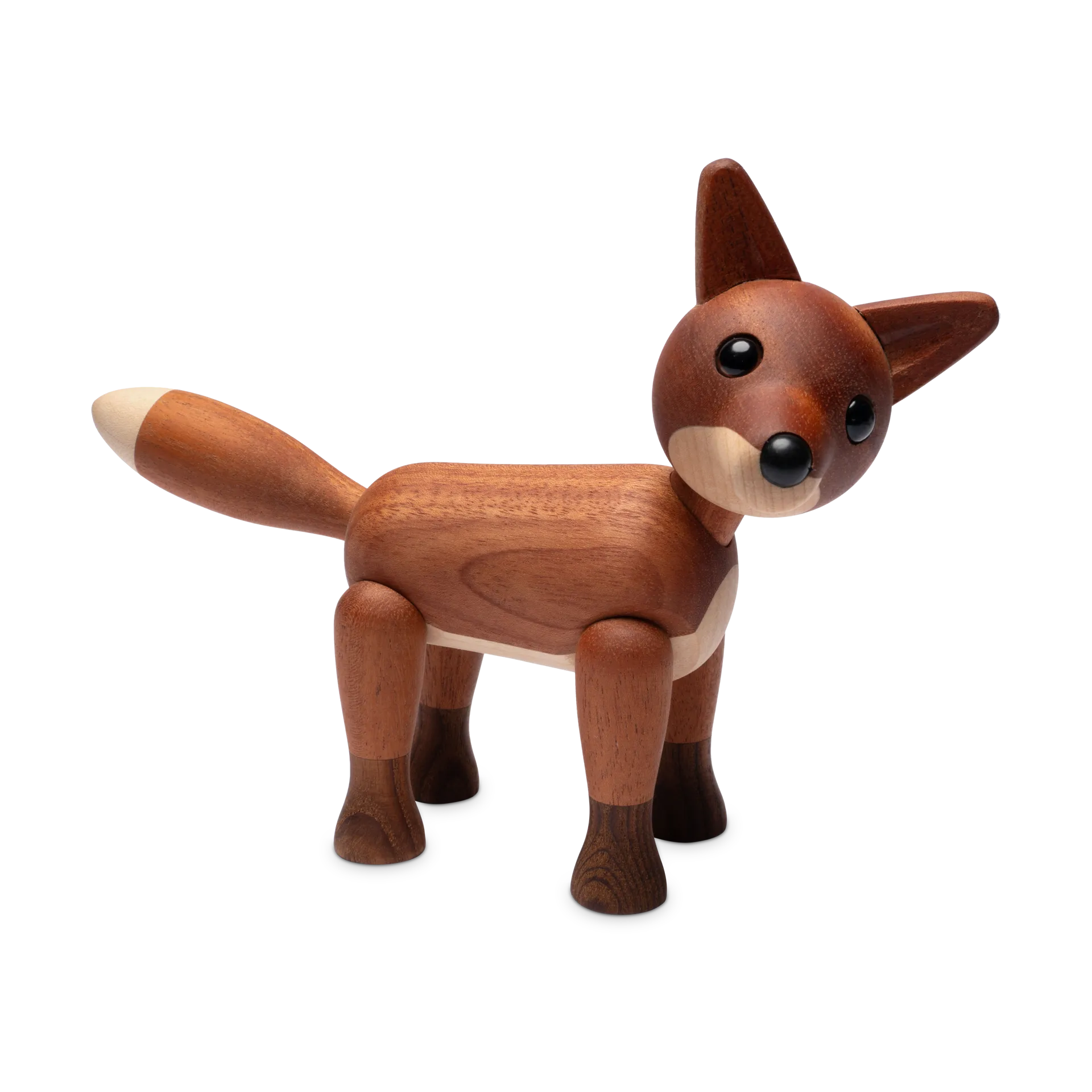 Decorazione a forma di volpe Foxy 12 cm, Mogano Spring Copenhagen