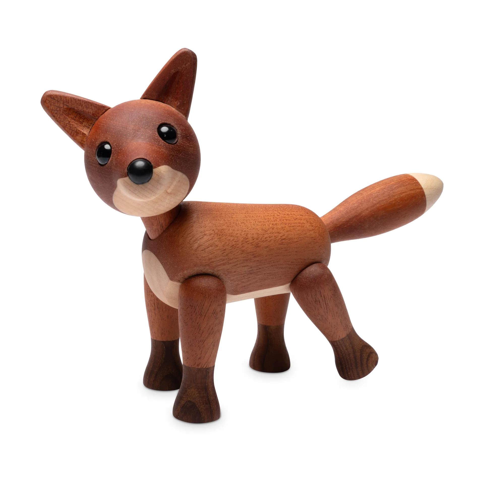 Decorazione a forma di volpe Foxy 12 cm, Mogano Spring Copenhagen