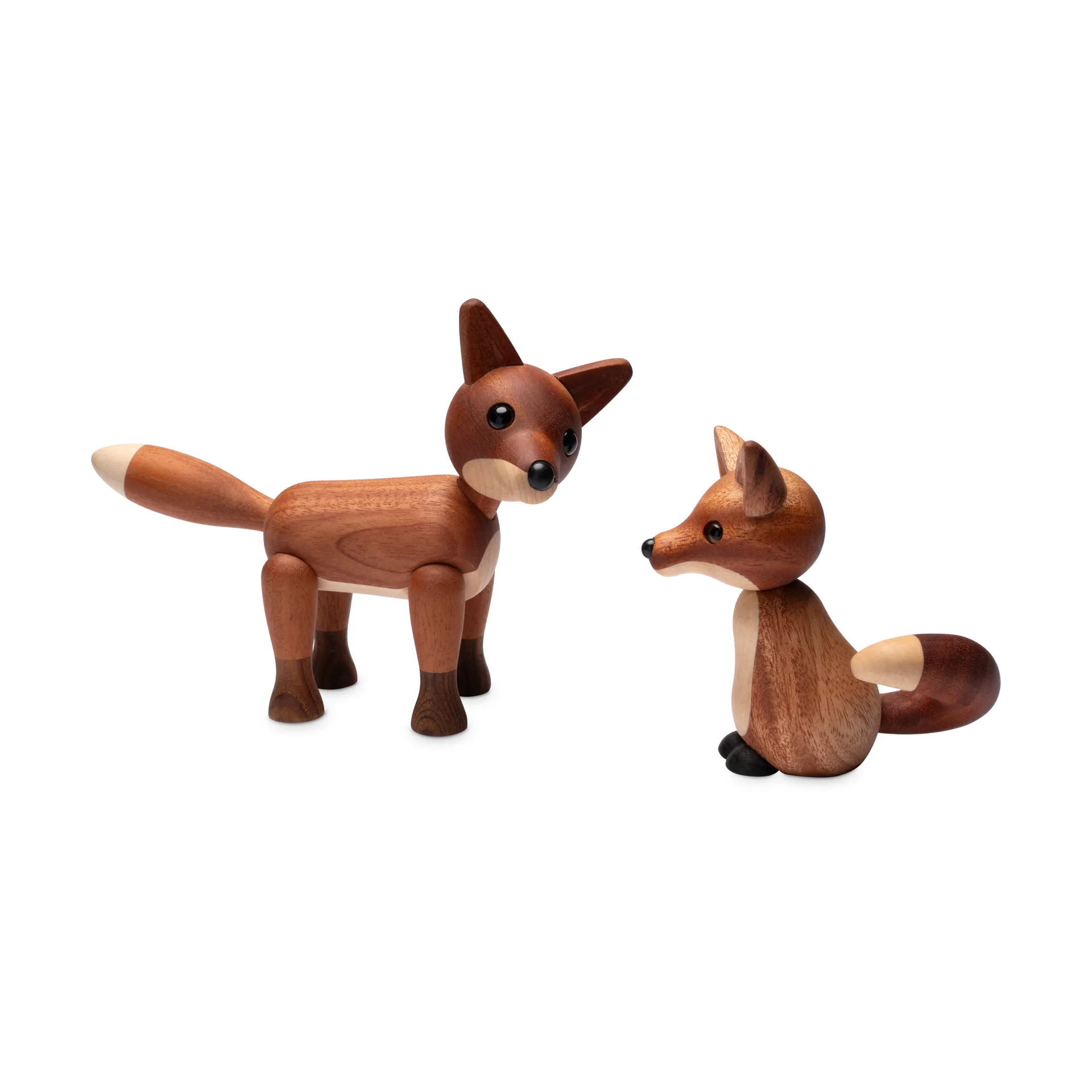 Decorazione a forma di volpe Foxy 12 cm, Mogano Spring Copenhagen