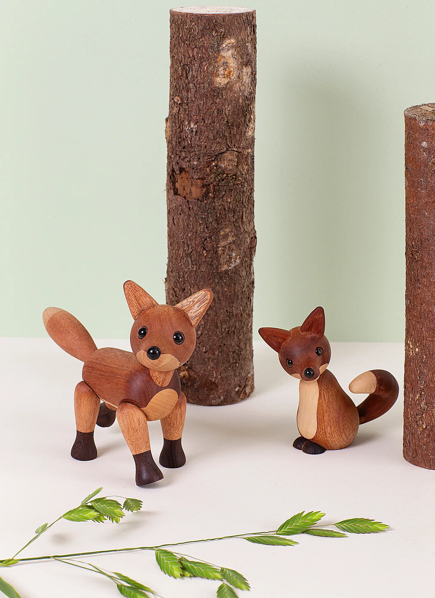 Decorazione a forma di volpe Roxy 10 cm, Mogano Spring Copenhagen