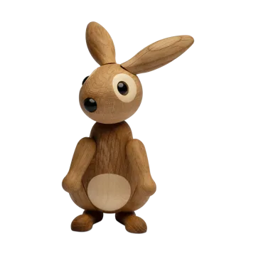 Decorazione coniglio Bonnie 12,5 cm - Quercia - Spring Copenhagen