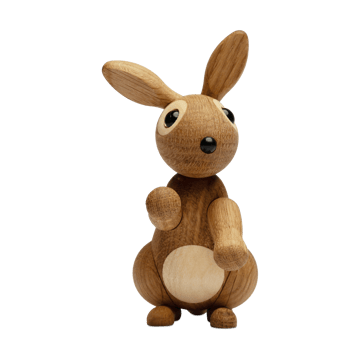 Decorazione coniglio Bounce 9,5 cm - Quercia - Spring Copenhagen