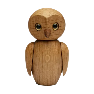 Decorazione gufo Clever 10 cm - Quercia - Spring Copenhagen