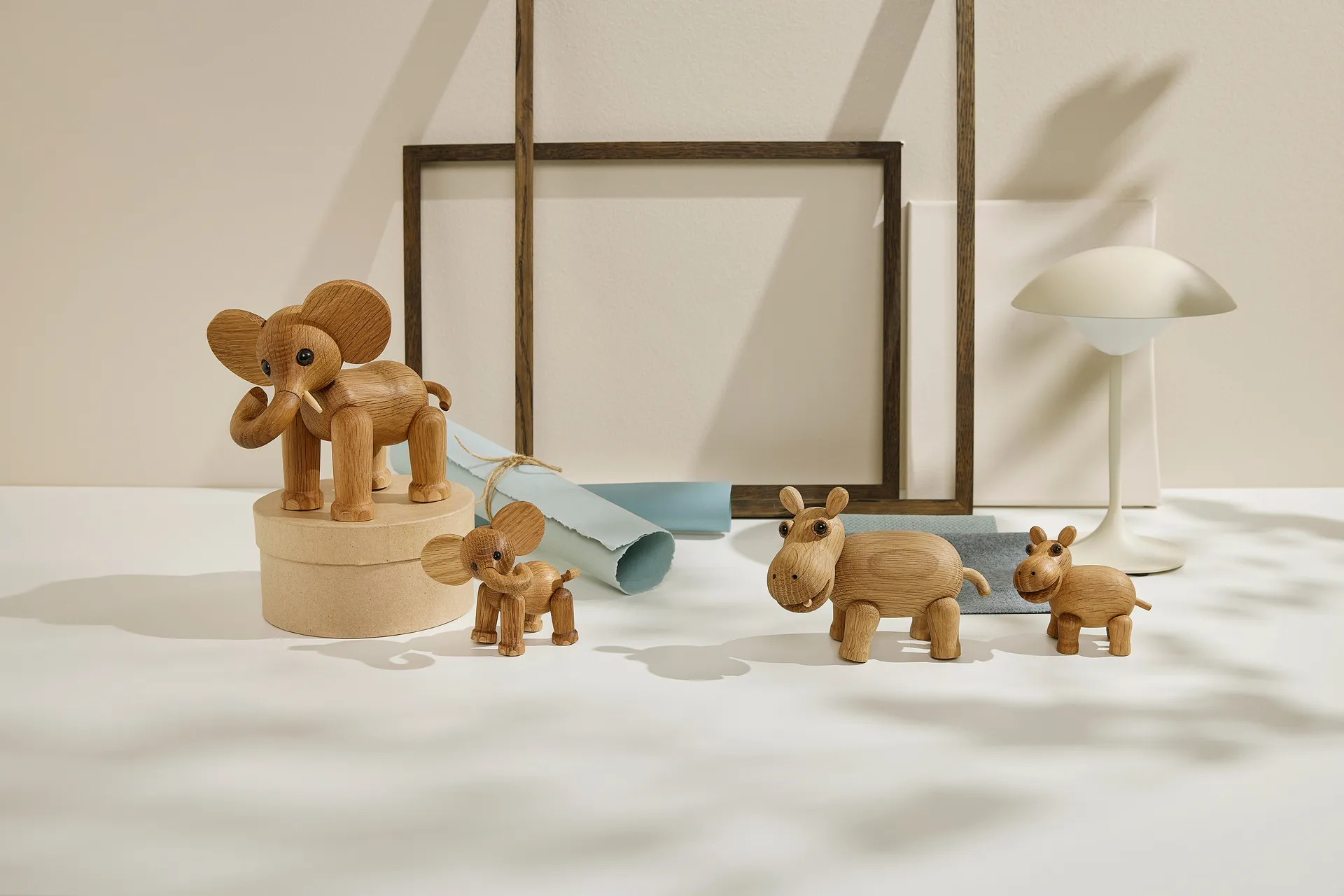 Decorazione ippopotamo Flora, Quercia-acero Spring Copenhagen