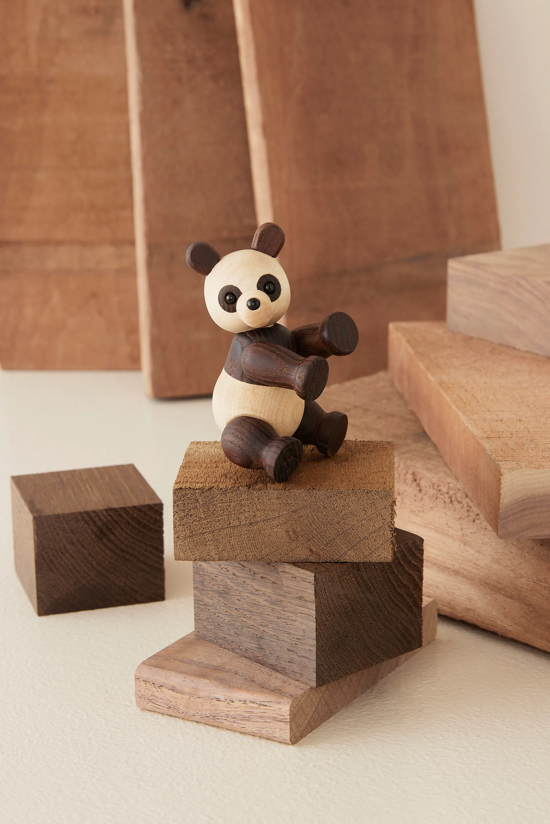 Decorazione Pixi Panda Acero 9 cm, Marrone Spring Copenhagen