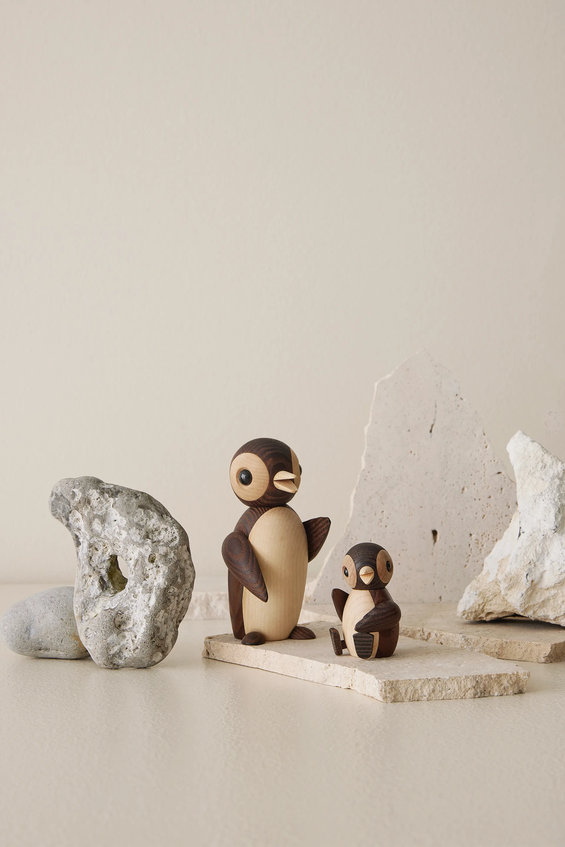 Decorazione Snow Pingvinunge 7 cm, Marrone Spring Copenhagen