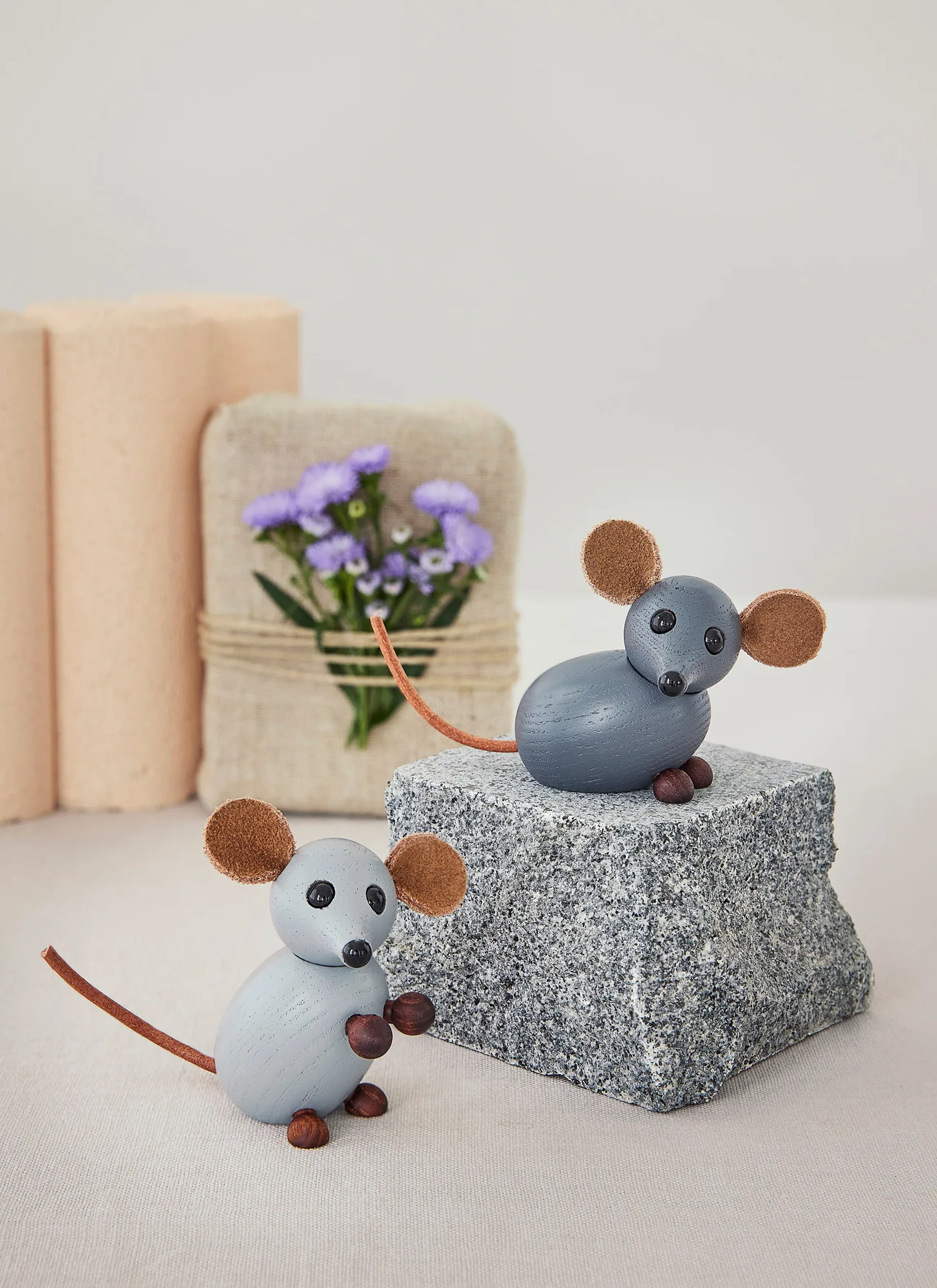 Decorazione The house mouse 4,5 cm, Grigio Spring Copenhagen