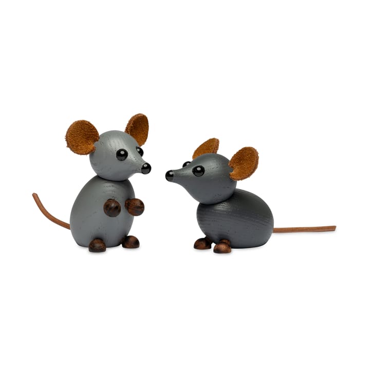 Decorazione The house mouse 4,5 cm, Grigio Spring Copenhagen