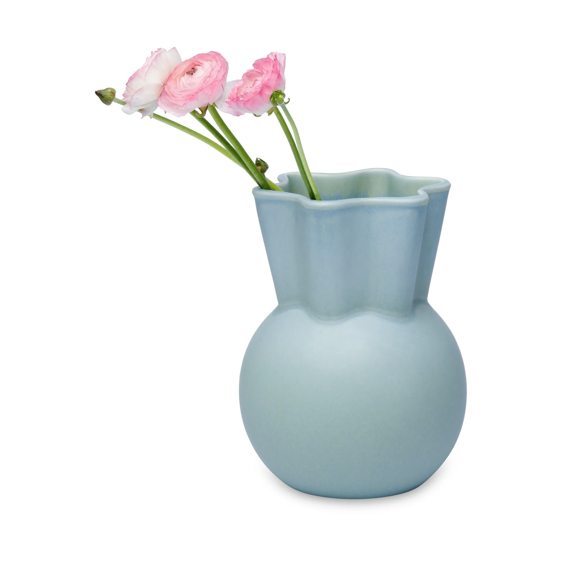 Vaso Eva Stæhr-Nielsen 20 cm, Blu chiaro Spring Copenhagen