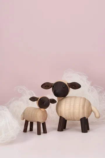 Will figura di agnello - Beige, 6,6x9xH8,5 cm - Spring Copenhagen