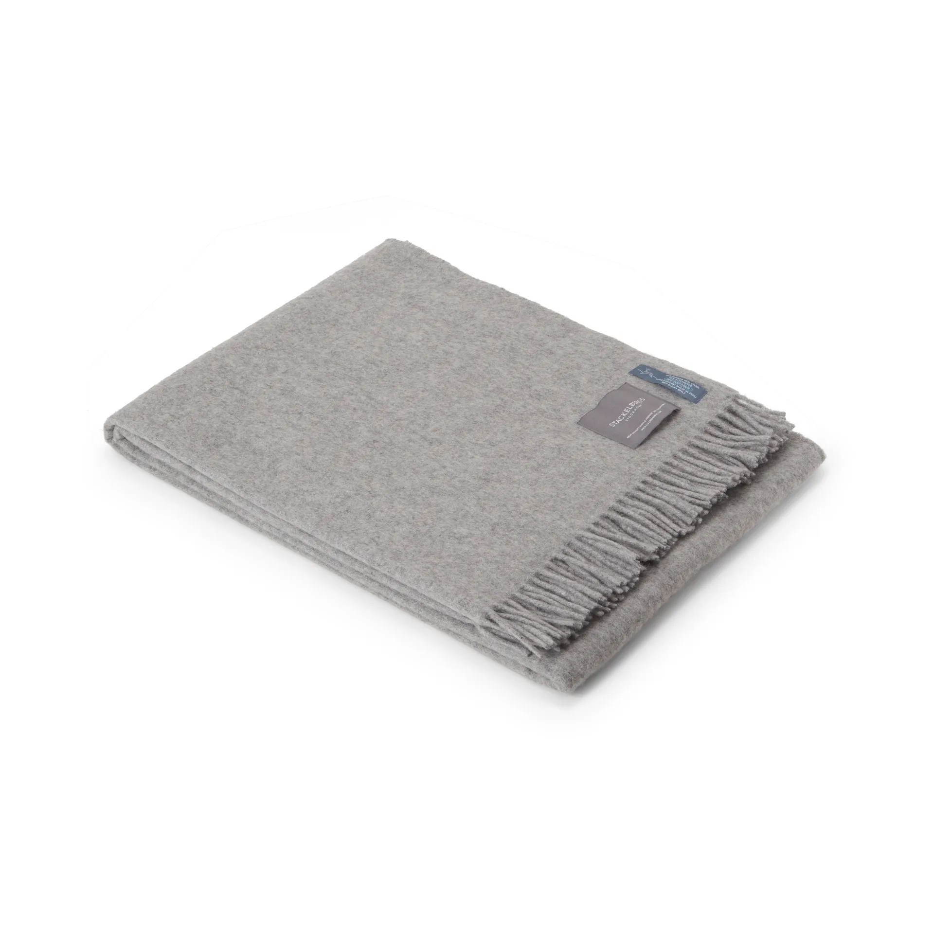 Coperta di Alpaca riciclata 140x180 cm, Grigio chiaro Stackelbergs
