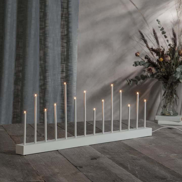 Arco di candele dell'Avvento Echo, Bianco Star Trading