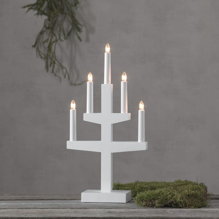 Arco di candele dell'Avvento Trapp 46 cm, Bianco Star Trading
