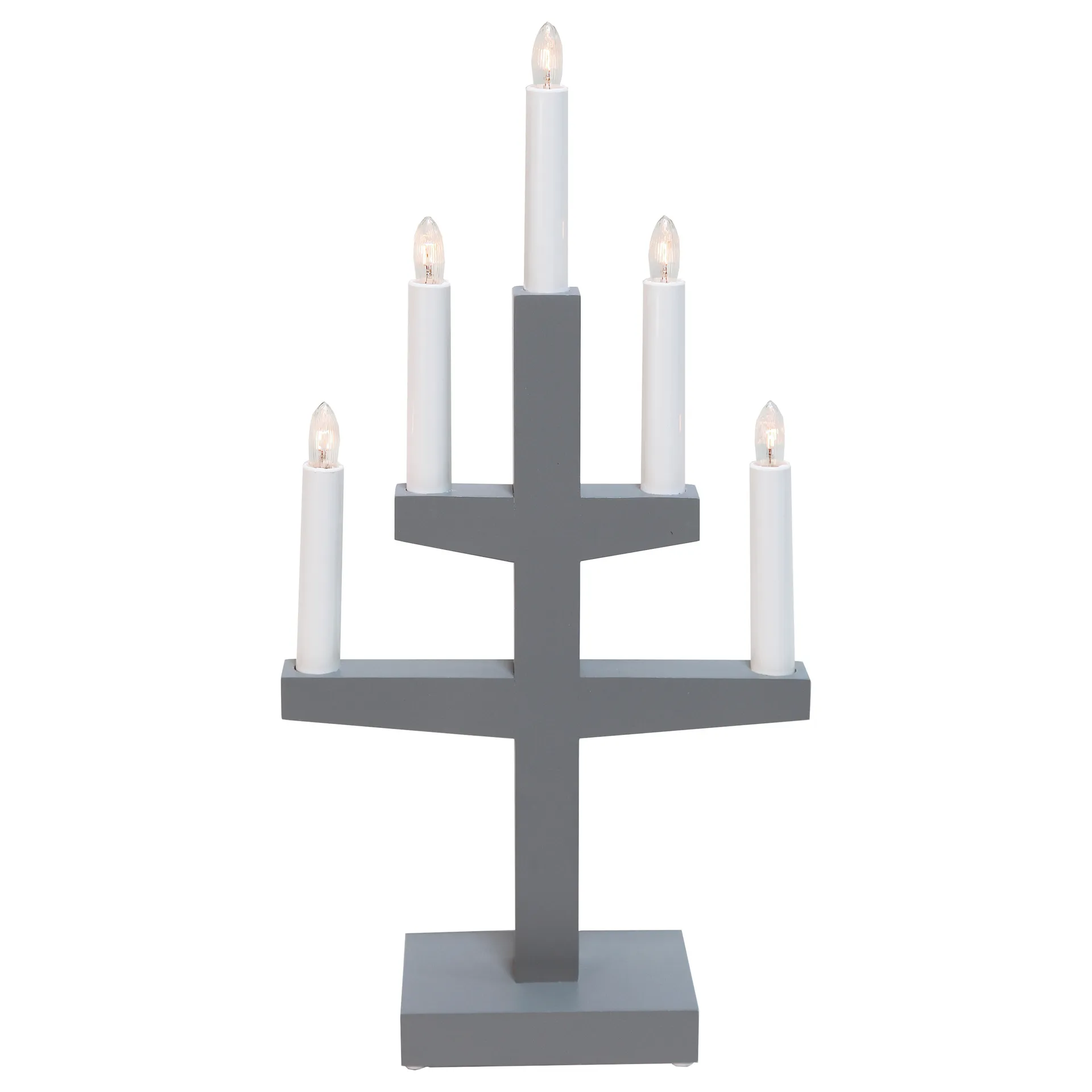 Arco di candele dell'Avvento Trapp 46 cm, Grigio Star Trading