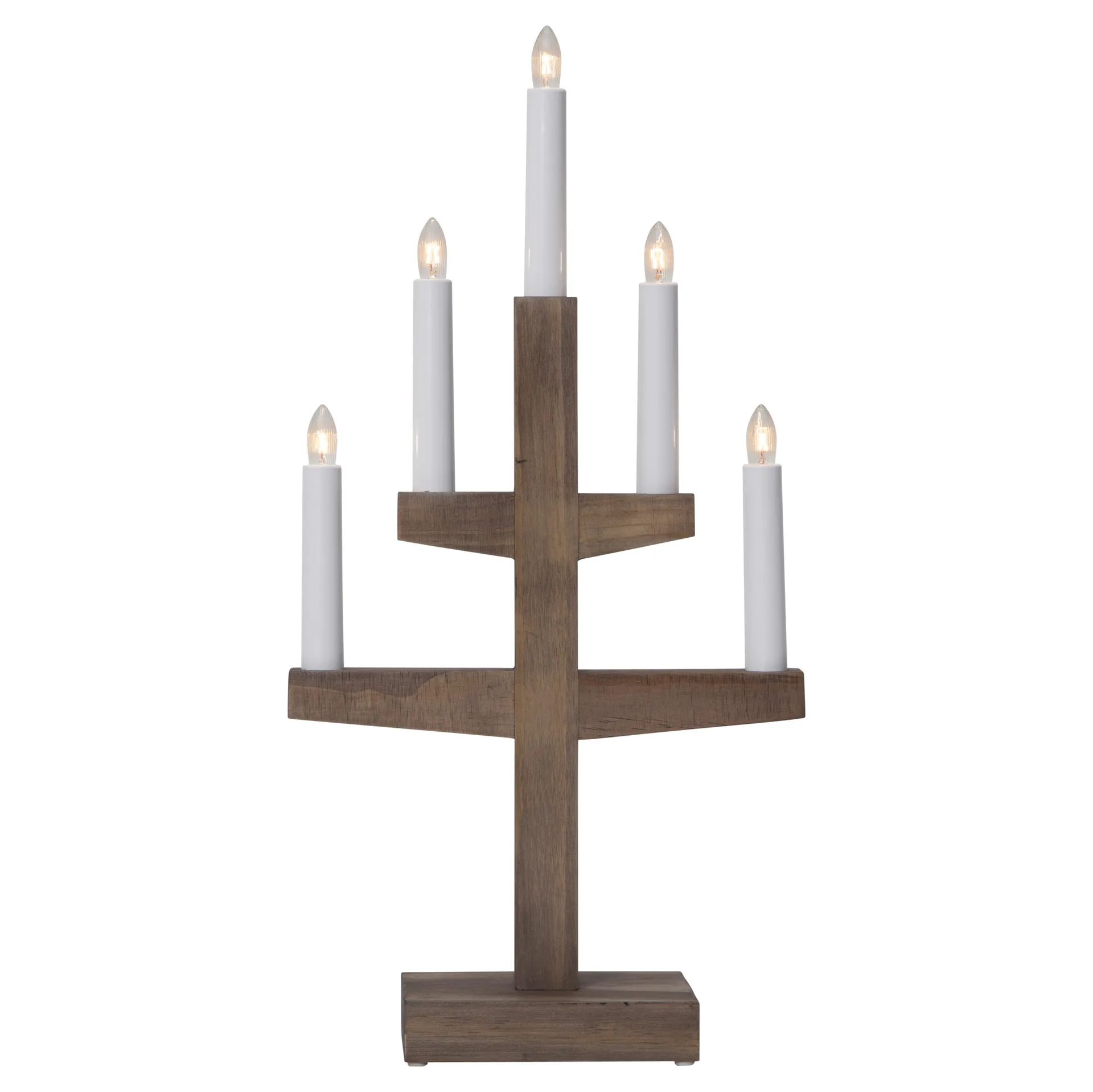 Arco di candele dell'Avvento Trapp 46 cm, Marrone Star Trading