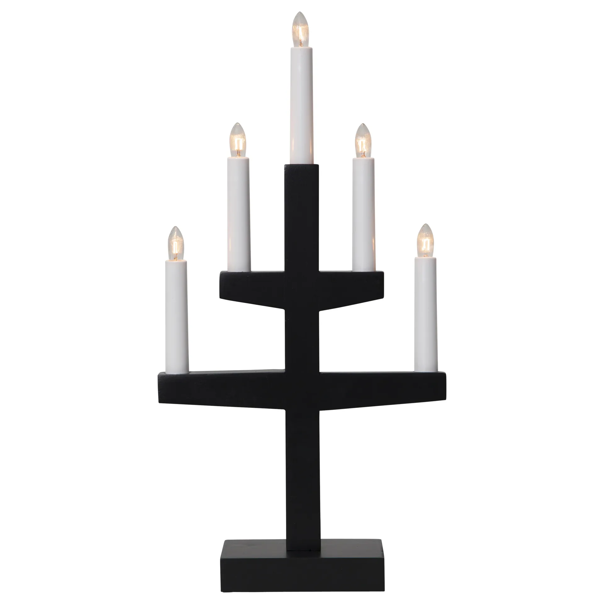 Arco di candele dell'Avvento Trapp 46 cm, Nero Star Trading