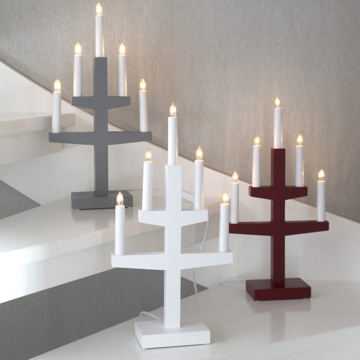 Arco di candele dell'Avvento Trapp 46 cm, Rosso Star Trading