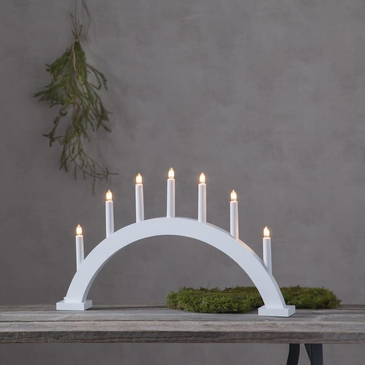 Arco di candele dell'Avvento Trapp, Bianco Star Trading