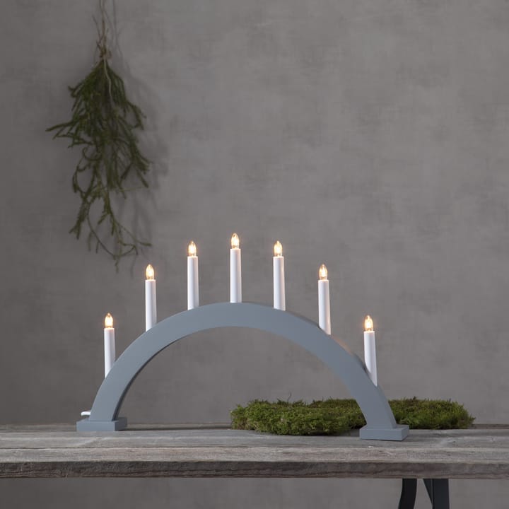 Arco di candele dell'Avvento Trapp, Grigio Star Trading