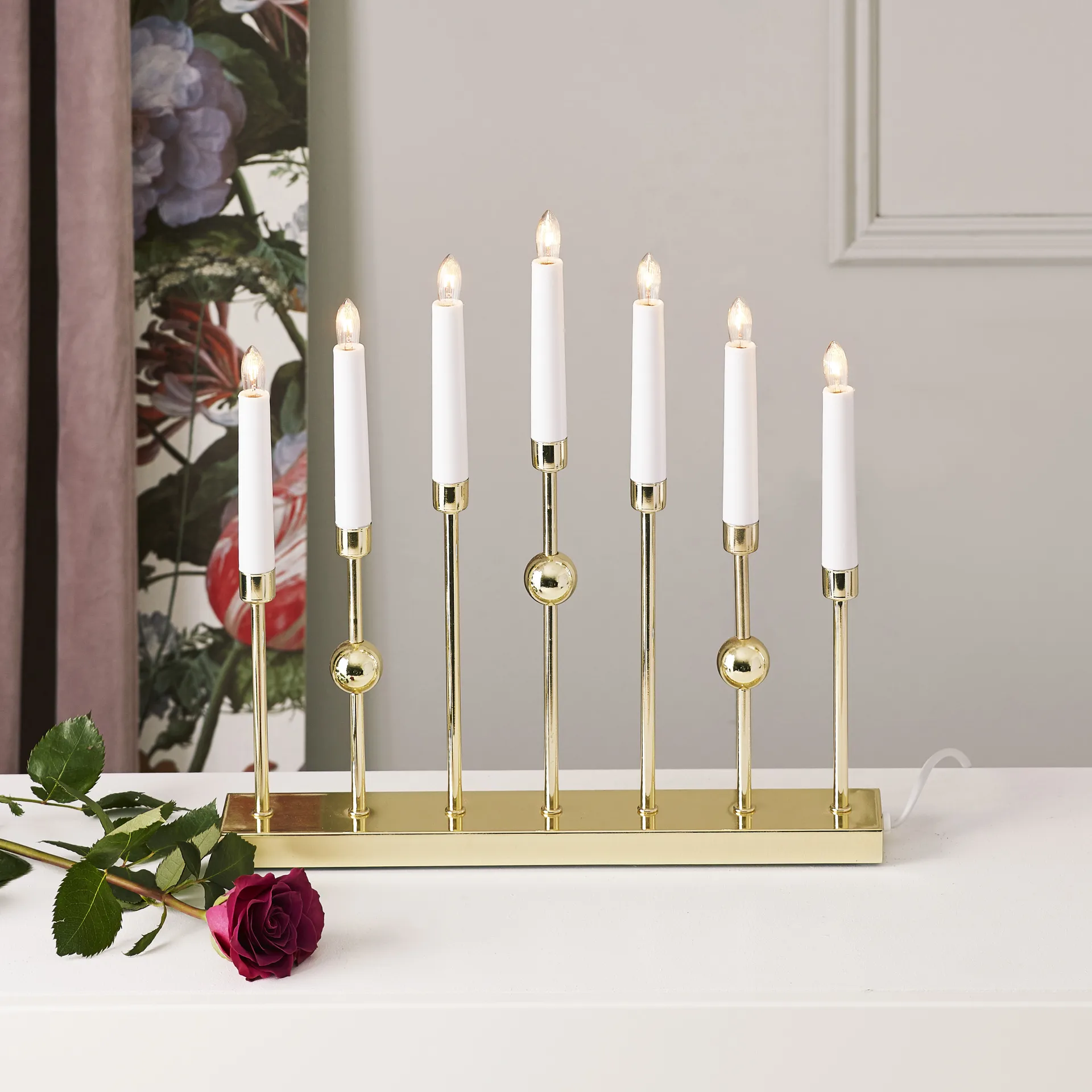 Arco di candele Gustavo, Ottone Star Trading