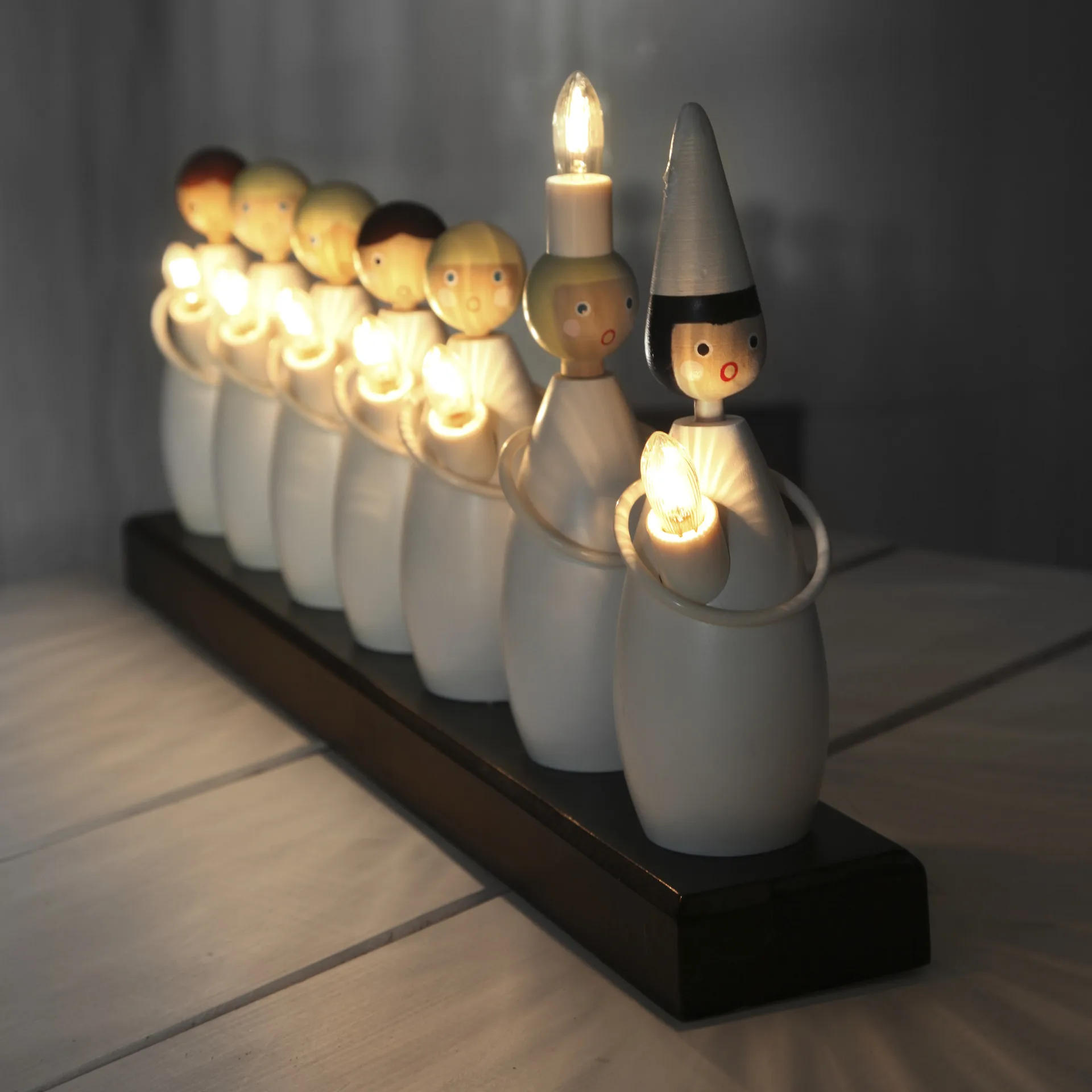 Arco di candele Luciatåg, Bianco Star Trading