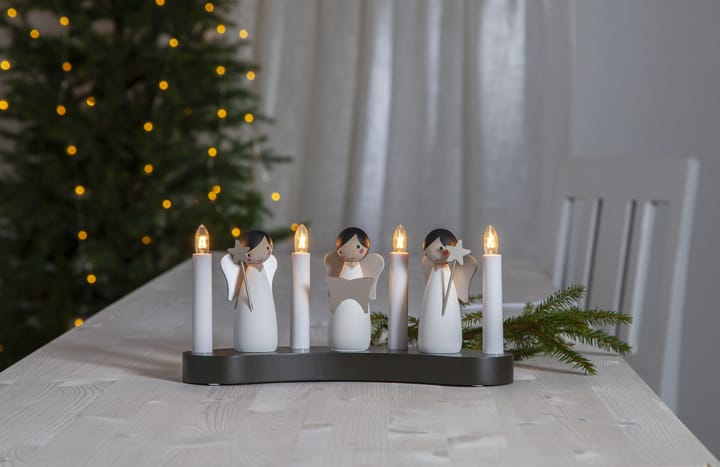 Candela dell'Avvento Angel choir, Bianco Star Trading