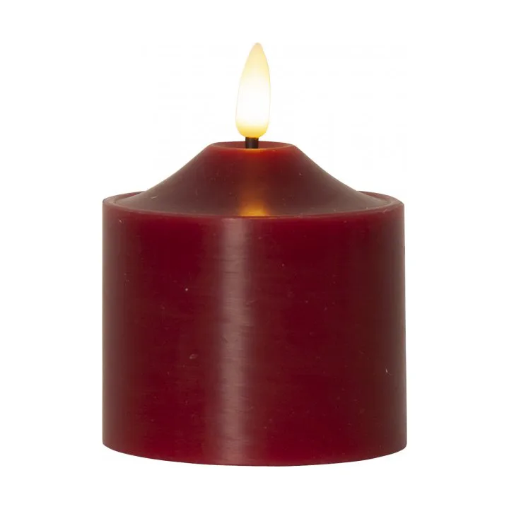 Candela LED Flamme 9,5 cm, Rosso Star Trading