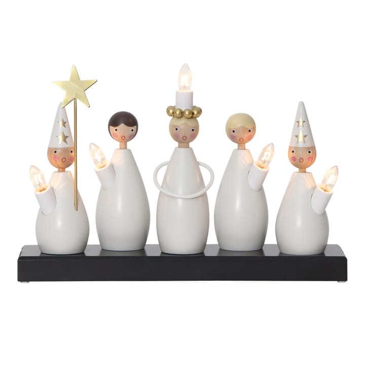 Candelabro del coro di Santa Lucia - bianco - Star Trading