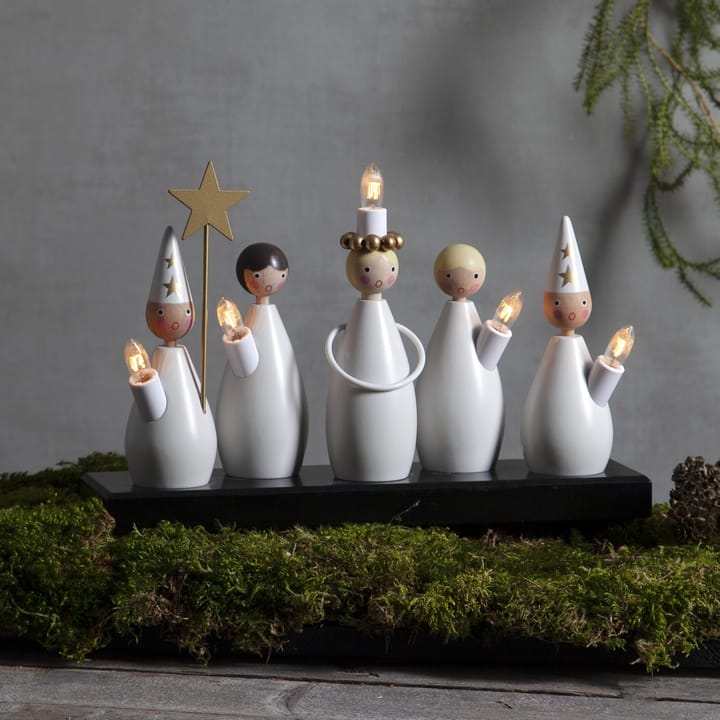 Candelabro del coro di Santa Lucia, bianco Star Trading
