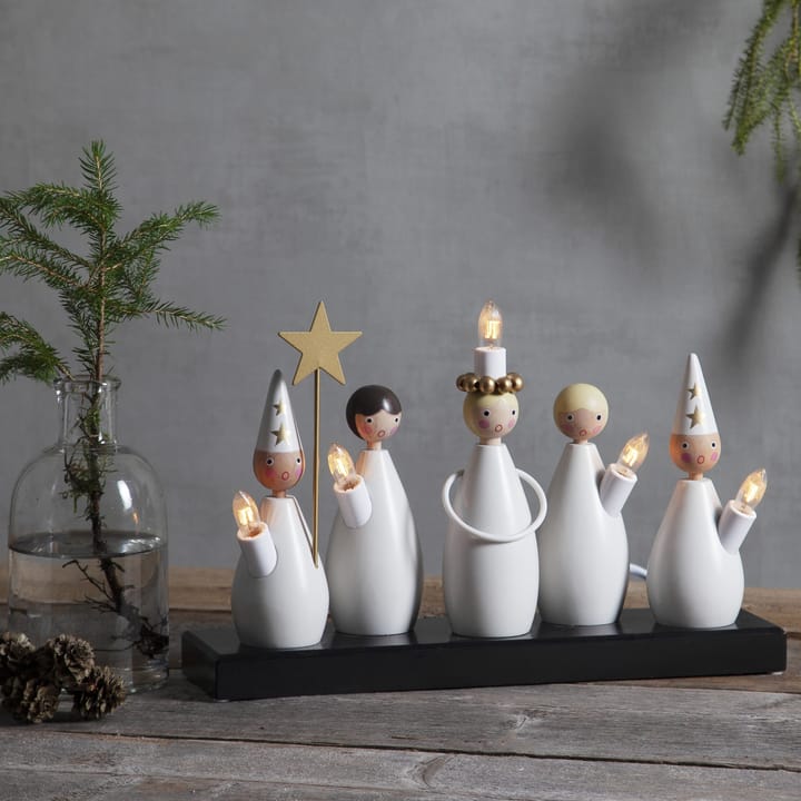 Candelabro del coro di Santa Lucia, bianco Star Trading