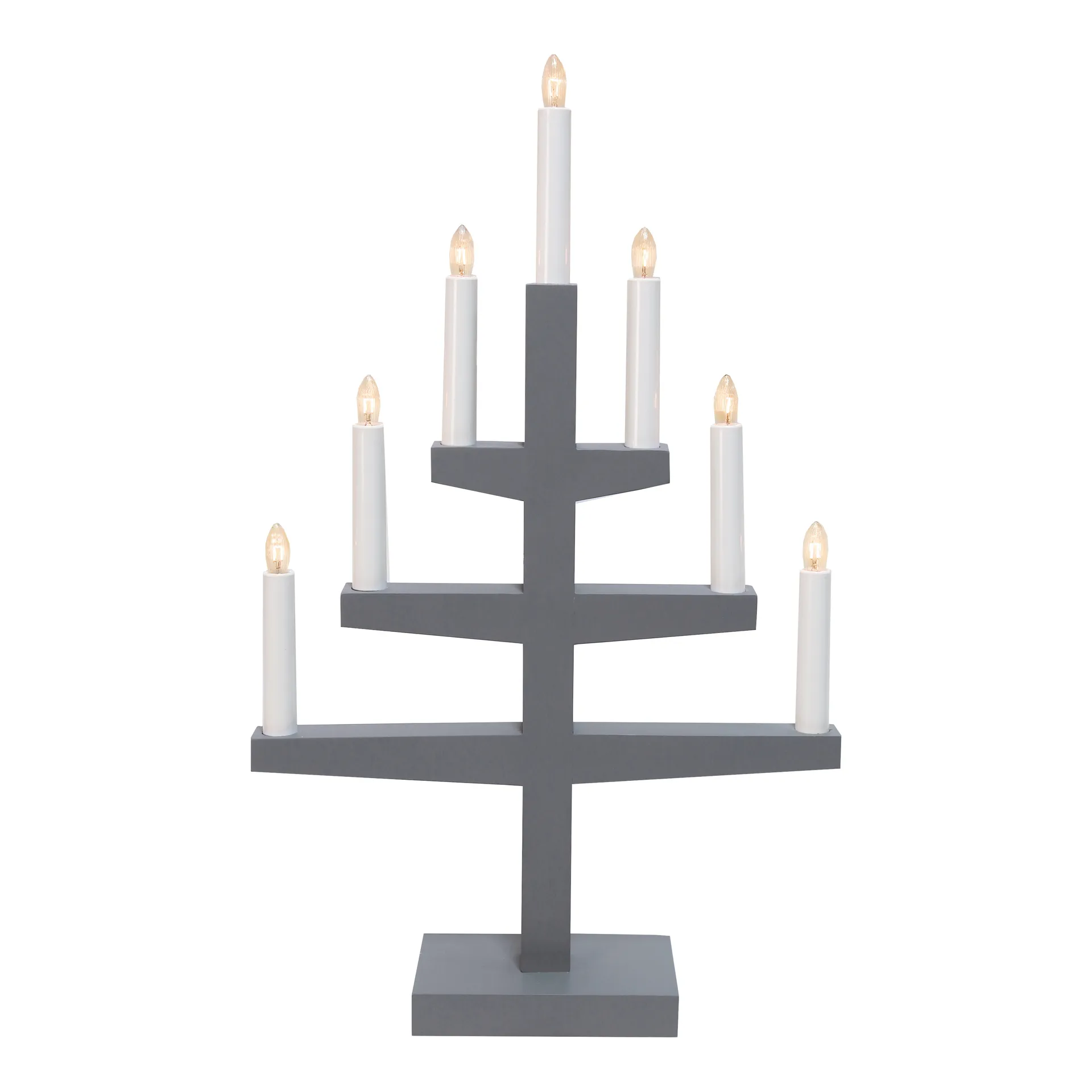 Candelabro dell'Avvento Trapp 54 cm, Grigio Star Trading