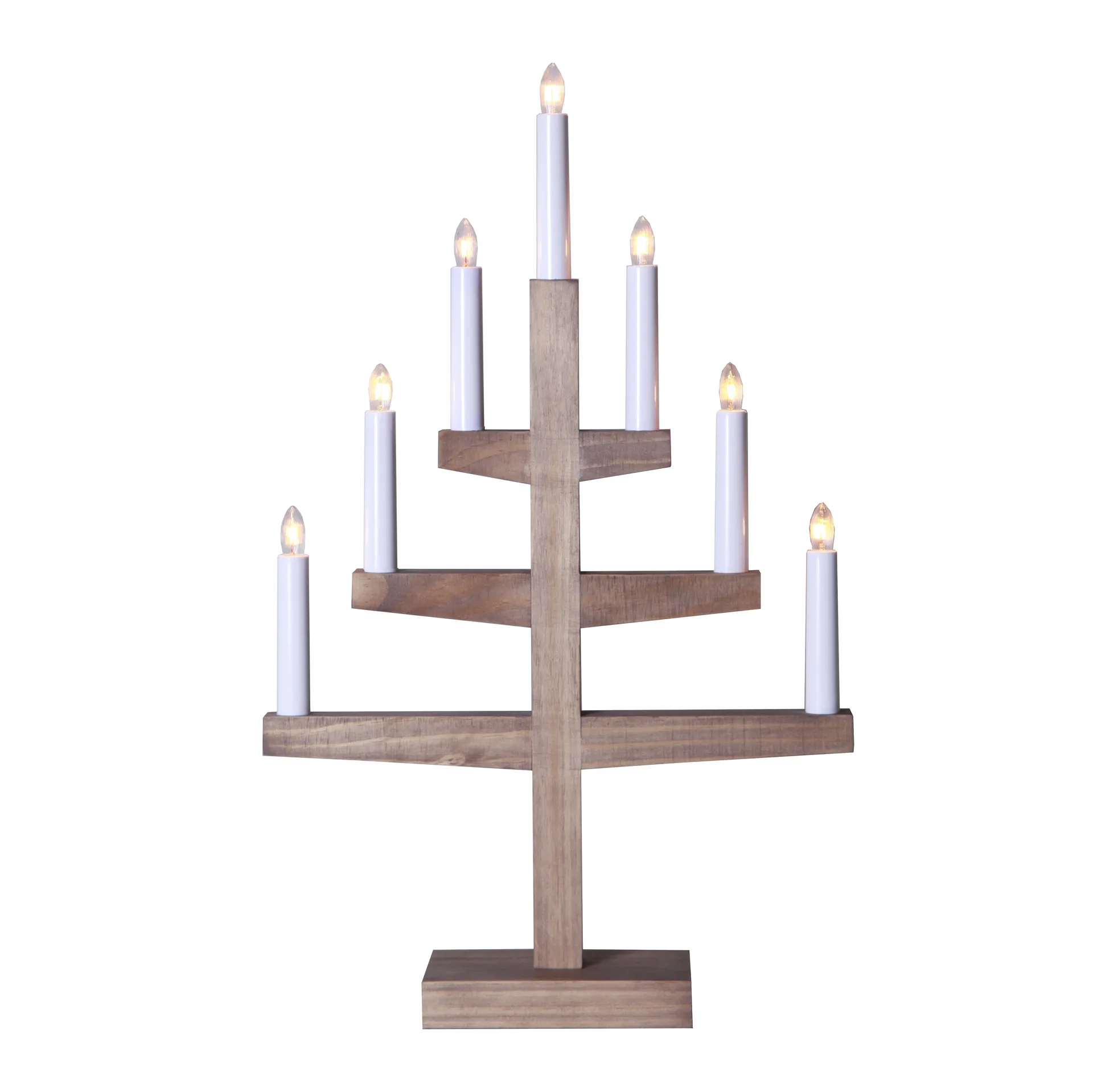 Candelabro dell'Avvento Trapp 54 cm, Marrone macchiato Star Trading