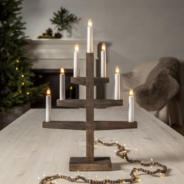 Candelabro dell'Avvento Trapp 54 cm - Marrone - Star Trading