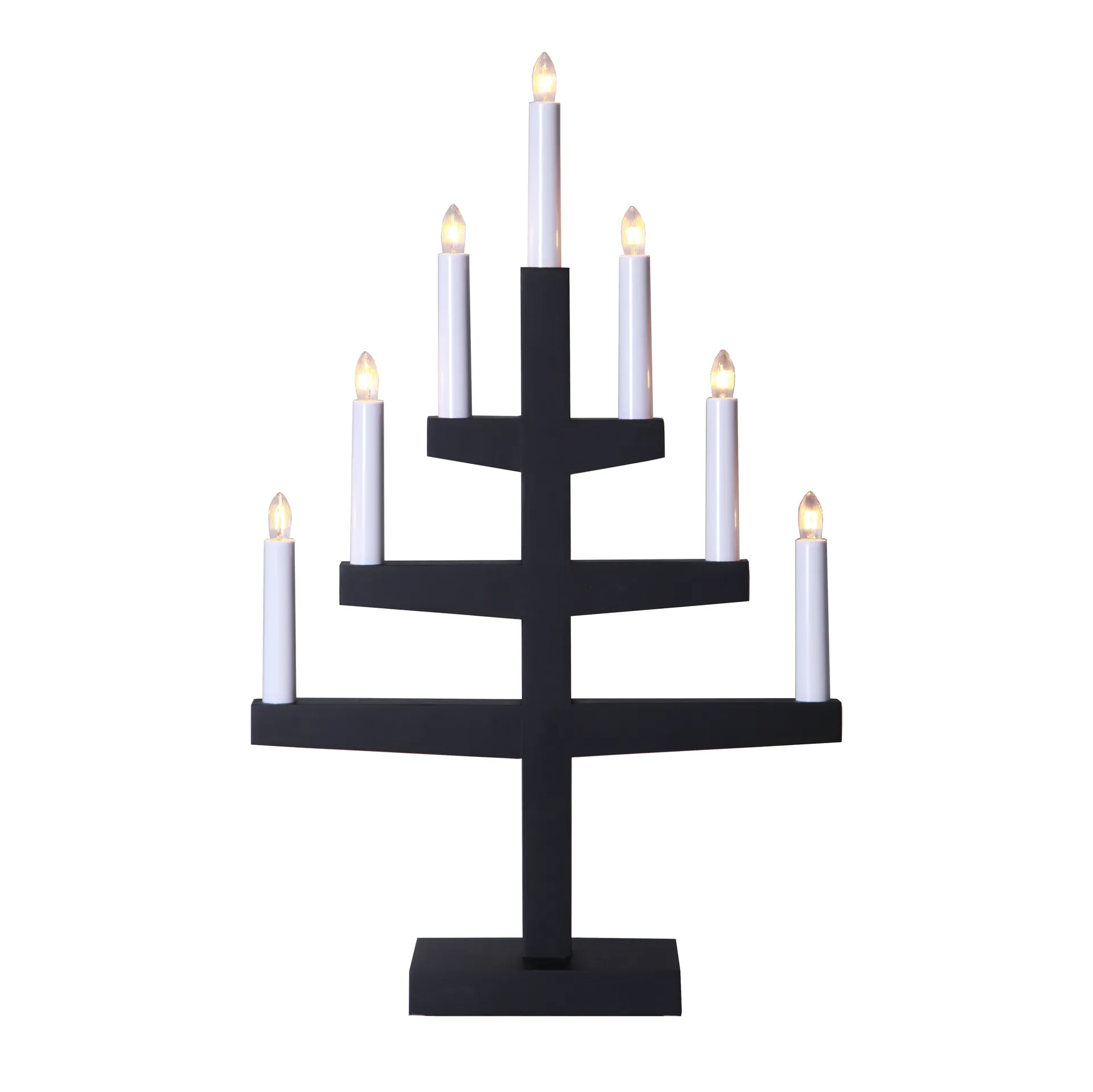 Candelabro dell'Avvento Trapp 54 cm, Nero Star Trading