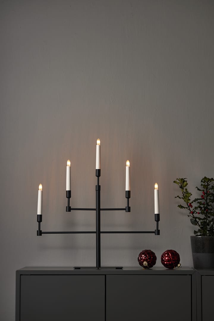 Candelabro dell'Avvento Vide, Nero Star Trading