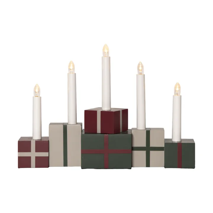 Christmas gifts adventsljusstake - Multi - Star Trading