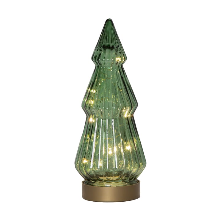 Decorazione in vetro LED 24 cm Verde - Verde - Star Trading