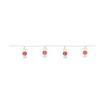 Ghirlanda luminosa Bonbon 135 cm - Rosso-bianco - Star Trading