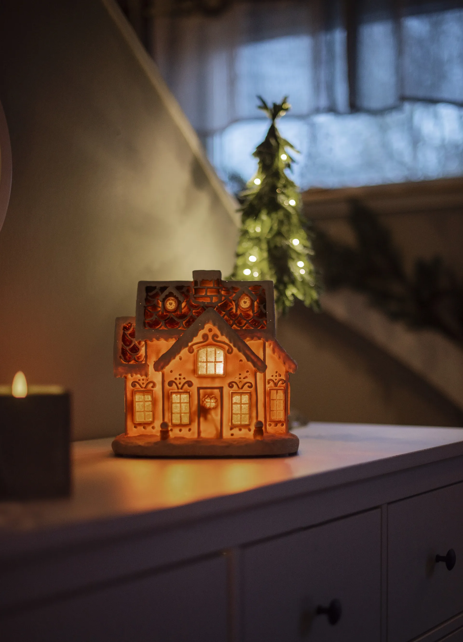 Illuminazione natalizia Gingerville Panorama, Marrone Star Trading