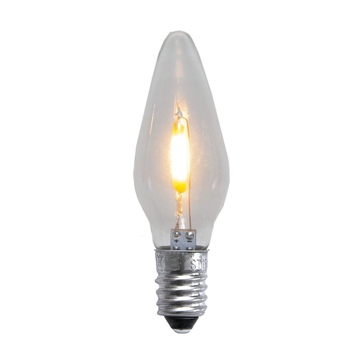 Lampadina di ricambio E10 a filamento LED, luminosità tenue, confezione da 3, 0,5 W 1900 K non dimmerabile Star Trading