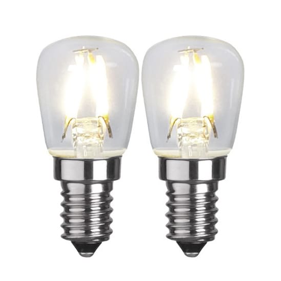 LED a luce soffusa E14 confezione da 2 - 2,6 cm 2700K - Star Trading
