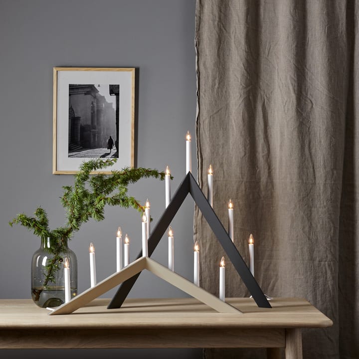 Portacandele Arrow 36 cm, Beige Star Trading